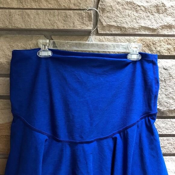 Beyond the Bump Blue Skirt - Picture 5 of 16